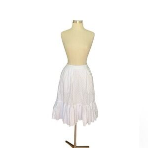 J Crew swiss dot pull on skirt